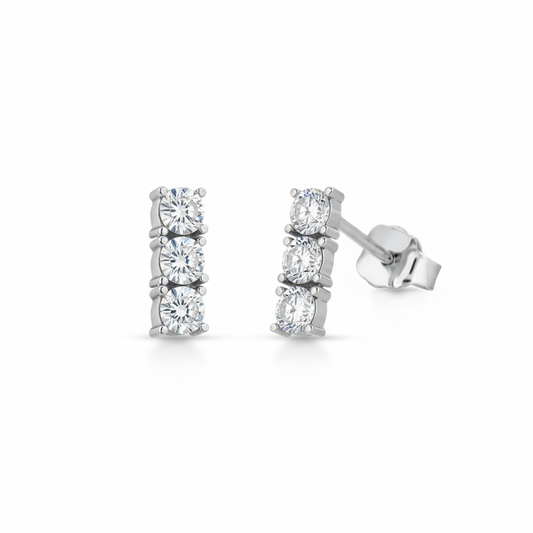 Orecchini Trilogy Micro PG Gioielli Oro e Diamanti