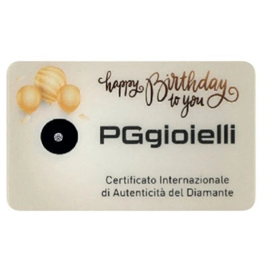 PG Gioielli Diamante in Blister Compleanno PG Gioielli