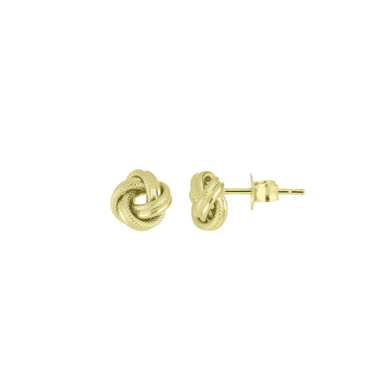 Orecchini Nodo in Oro Giallo