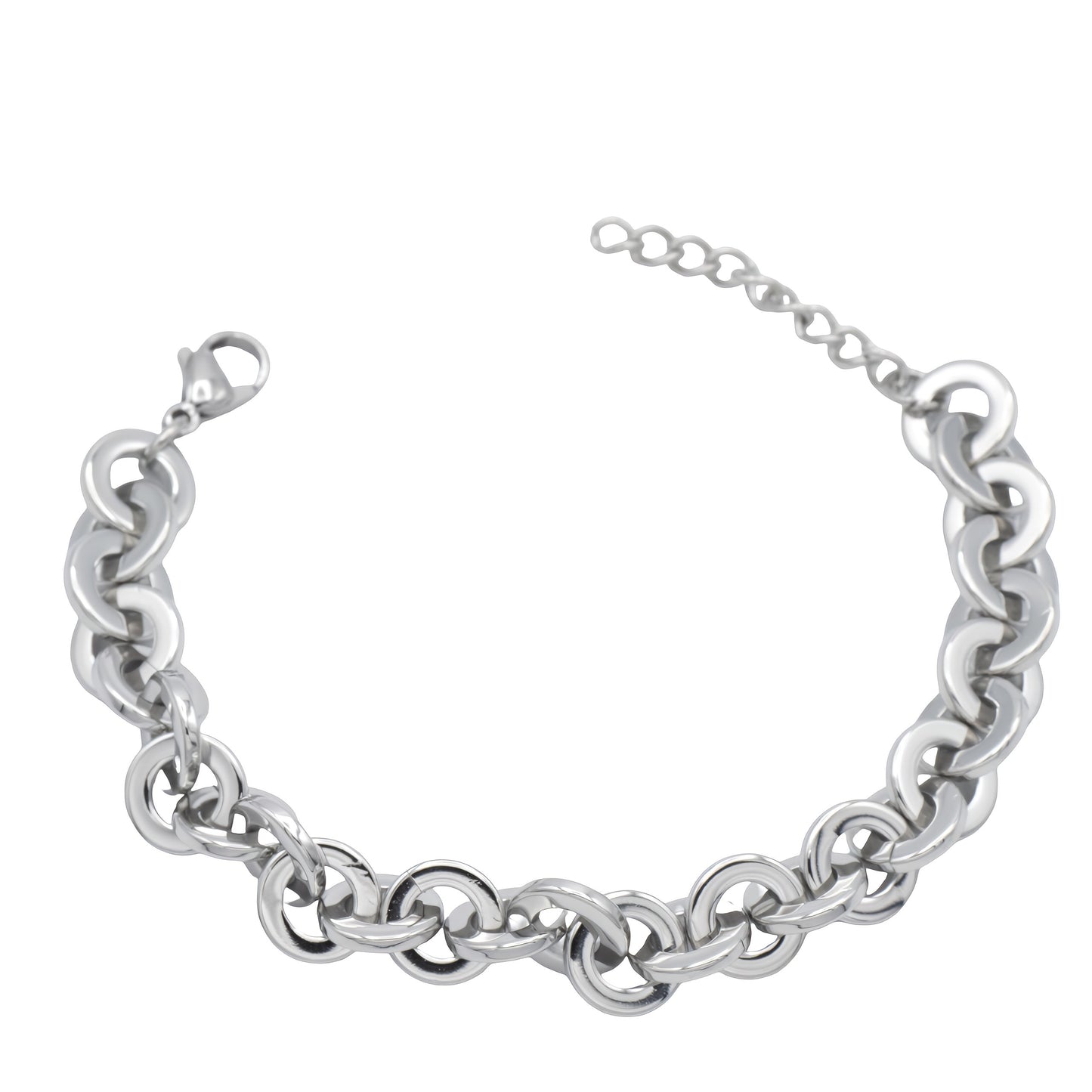 Bracciale a Catena Argentato