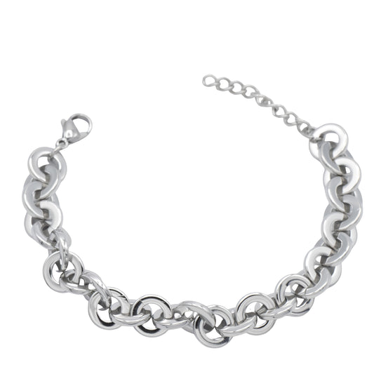 Bracciale a Catena Argentato