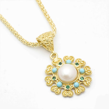 Collana in Argento stile etnico