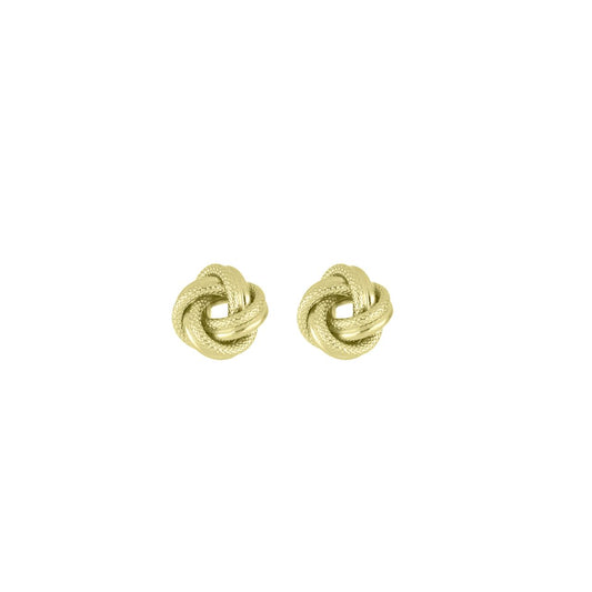 Orecchini Nodo in Oro Giallo