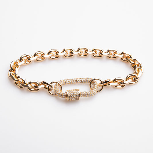 Bracciale Chain Con Moschettone