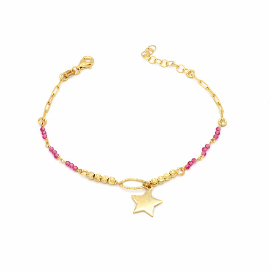 Bracciale Stella In Argento Con Sfere E Swarovski