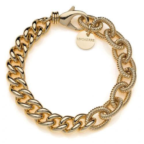 Bracciale in bronzo dorato