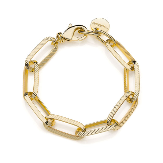 Bracciale catena dorata Triangoli