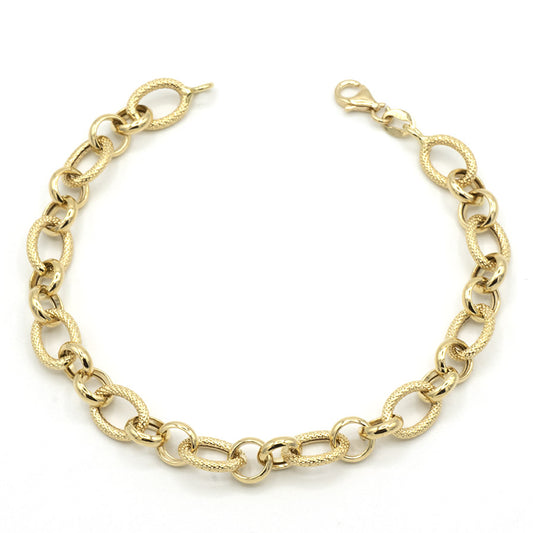 Bracciale a Catena in Oro Giallo