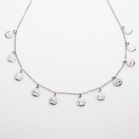 Collana In Argento Silver Coins