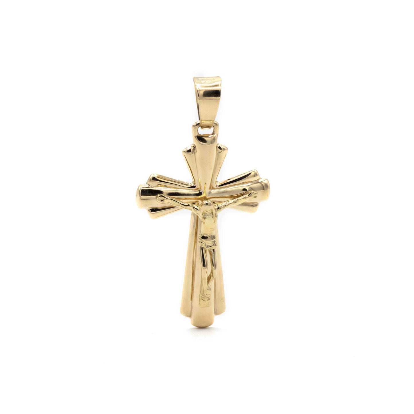 Croce Con Cristo In Oro Giallo