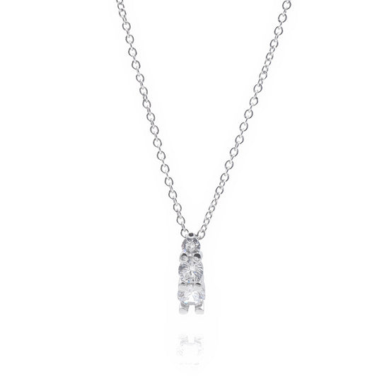 Collana Trilogy in Argento