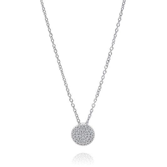 Collana in Argento con Pavè