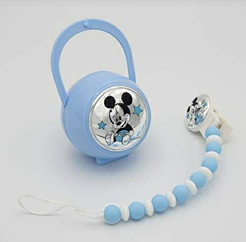 Portaciuccio, catenella e sfere da dentizione Disney - Minnie